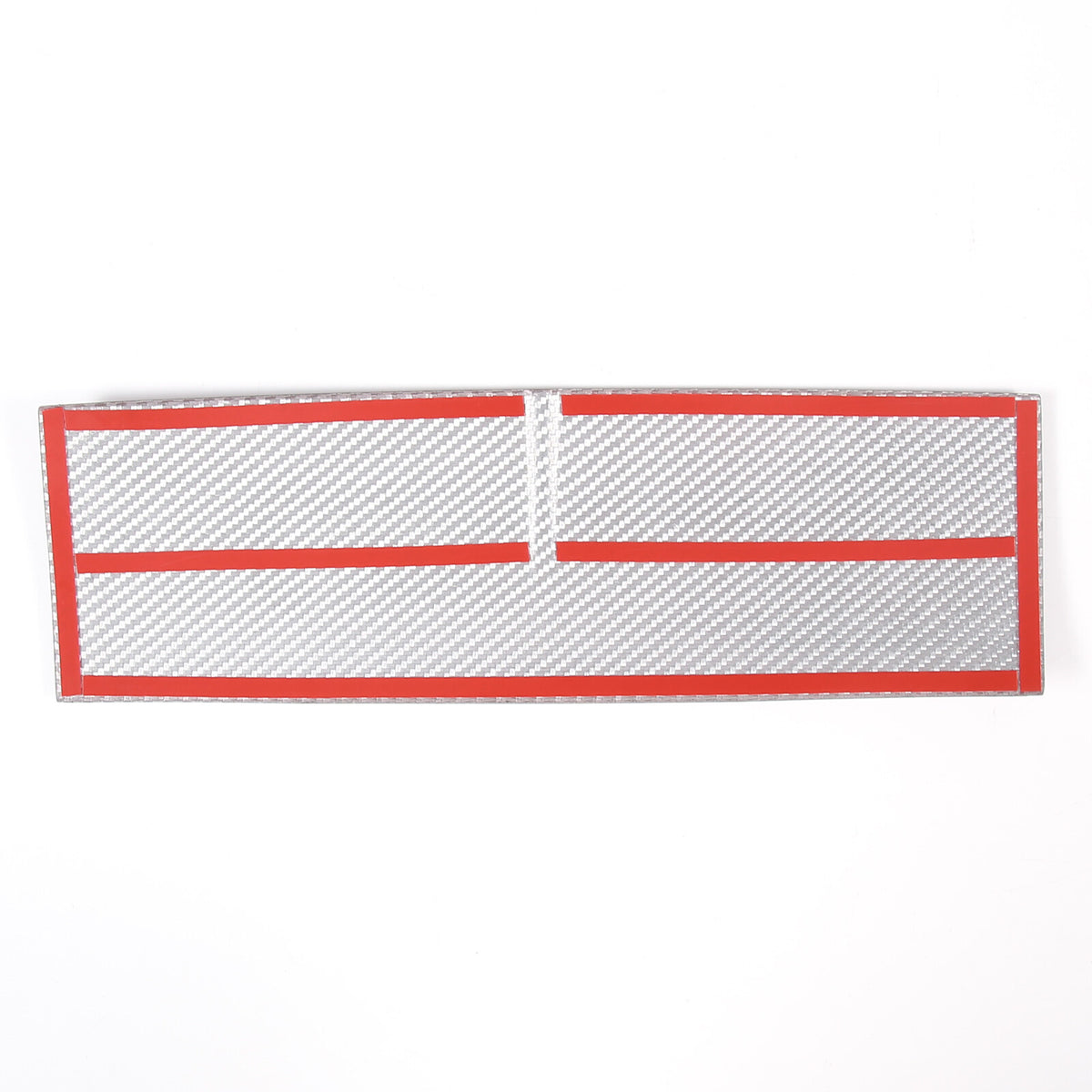 Red Carbon Fiber Console Navigation Upper Panel Cover Trim For Jaguar F-TYPE 13+ 17