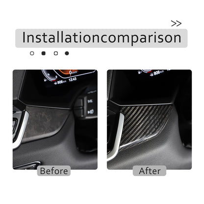 Real Carbon Fiber Interior Dashboard Panel Cover Trim For BMW X5 2019-2023 US 17