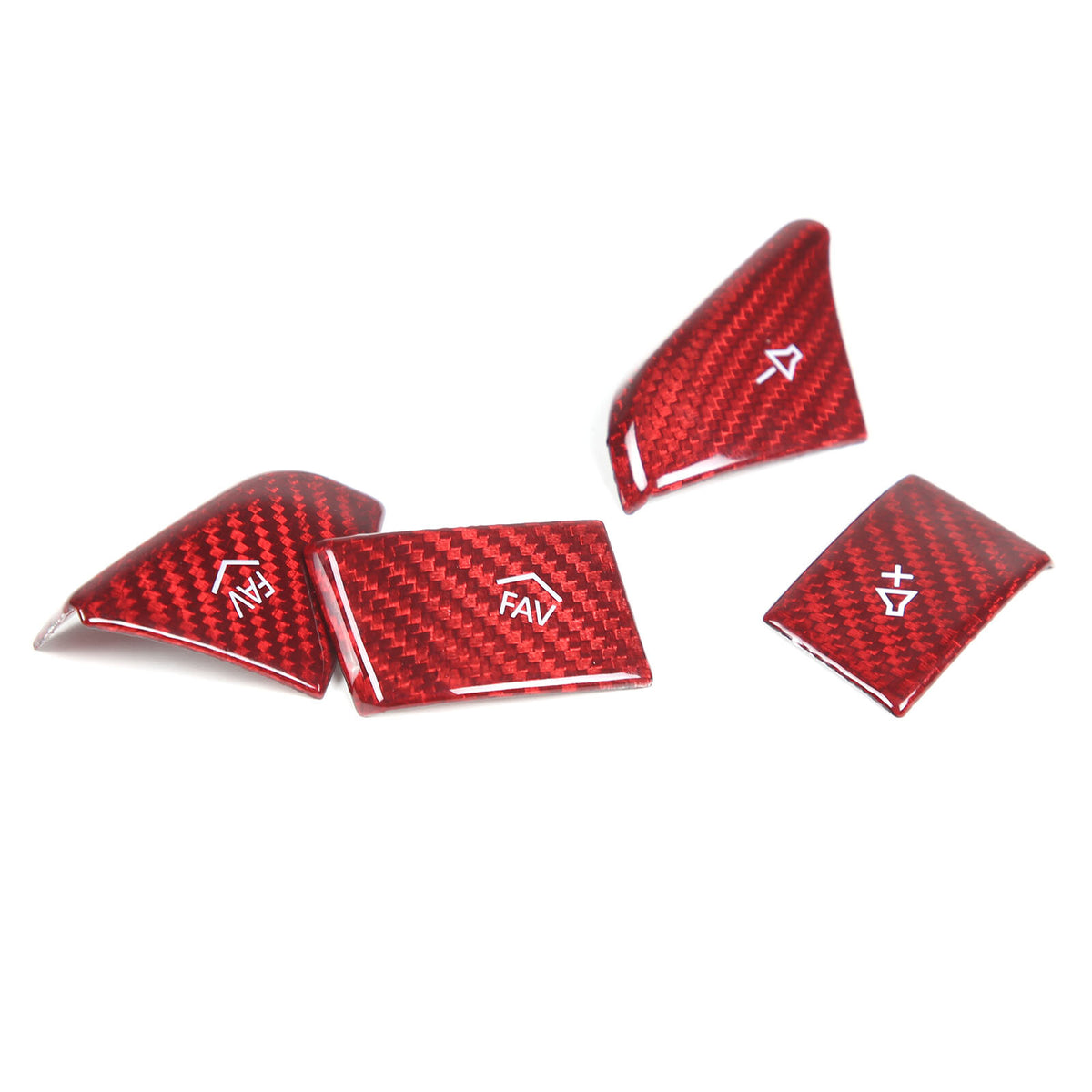 Red Real Carbon Fiber Full Interior Set Decor Trim Kit for Corvette C8 20-25 - Styles 51-55 9
