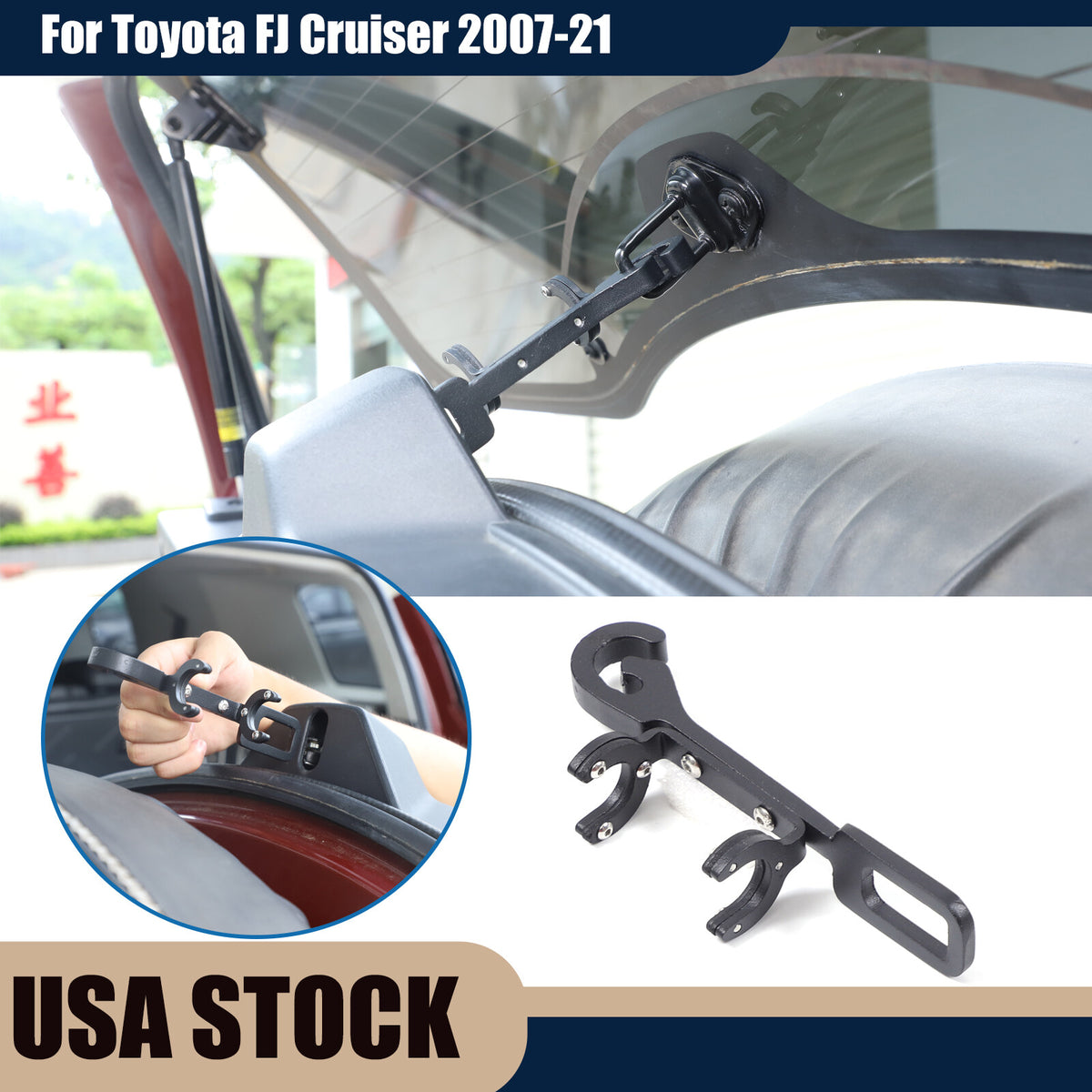 Rear Window Gas Struts Lift Supports Tailgates For Toyota FJ Cruiser 2007-21 US 1