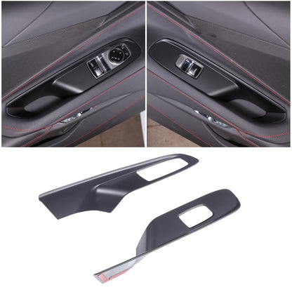 Matte Black ABS Full Interior Set Cover Trim Kit For Corvette C8 2020-25 - Styles 1-5 14