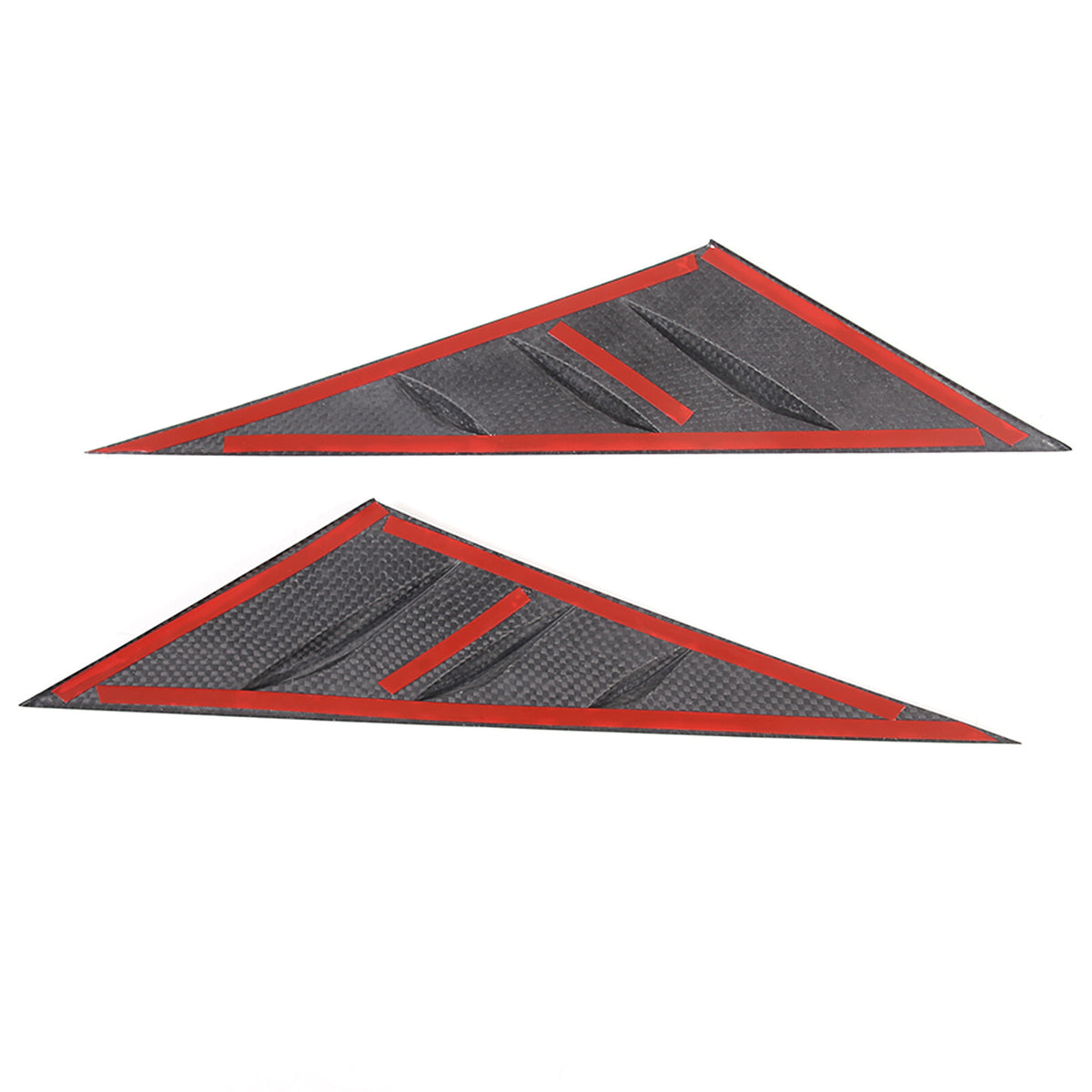 Real Carbon Fiber Window Triangle A-Pillar Cover Trim For Corvette C6 2005-13 9