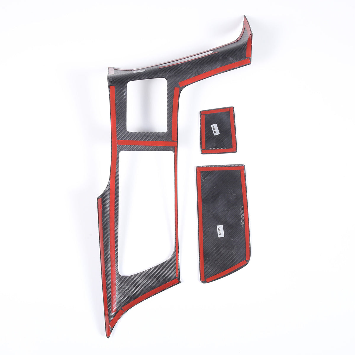 Carbon Fiber For Corvette C7 ZR1 Z06 14-19 Console Water Cup Holder Panel Cover 5