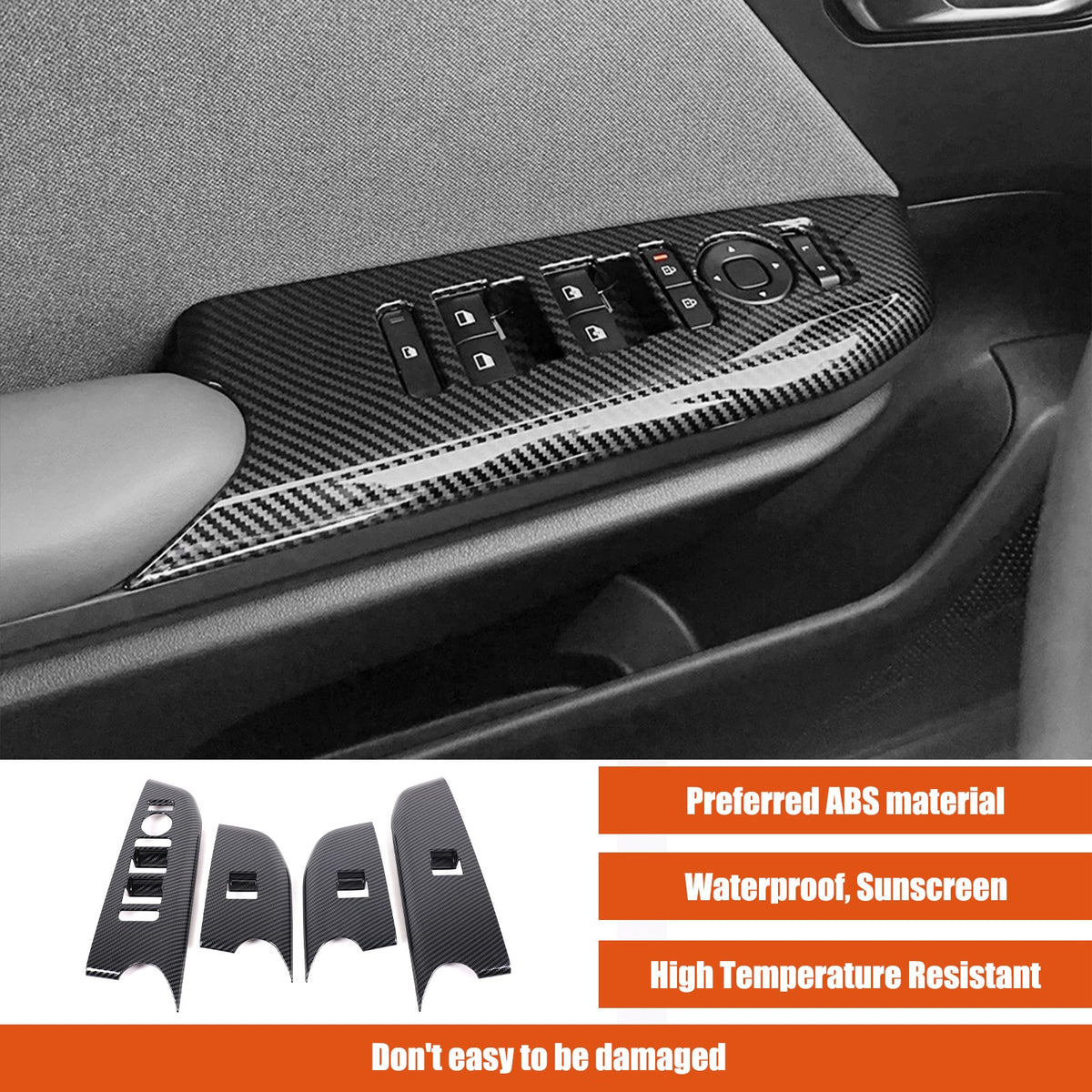 ABS Carbon fiber Interior Cover Trim Decor Accessories For Kia K4 2025+ 43