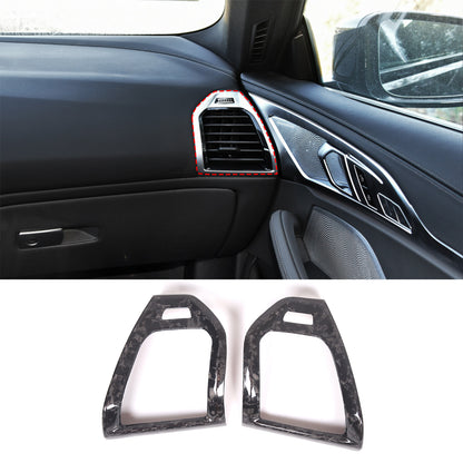 Forged Real Carbon Fiber Dashboard Side Air Vent Cover For BMW 8 Series 19-22 2