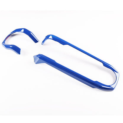 Blue ABS Dashboard Decoration U Shape Trim For Toyota Tacoma 2016-2023 US 14