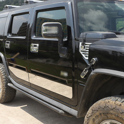 Silver Door Side Belt Molding Moulding Body Trim For Hummer H2 03-07 4