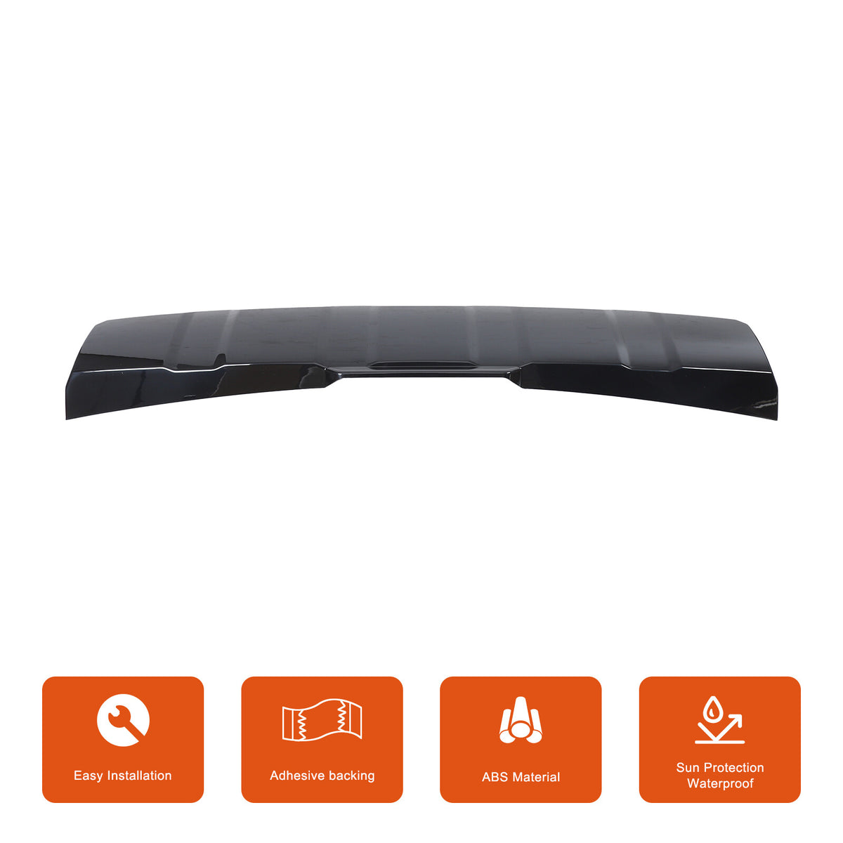 Glossy Black Rear Bumper Spoiler Guard For Toyota Land Cruiser LC250 24+ 22