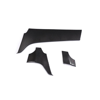Carbon Fiber ABS Dashboard Door Panel Trim Strip for Benz GLE GLS 2016-19 13