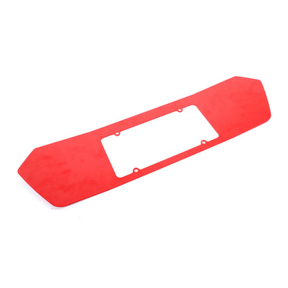 Red Alloy Rear License Plate Filler Frame Trim Cover For Corvette C8 2020-25 US 13