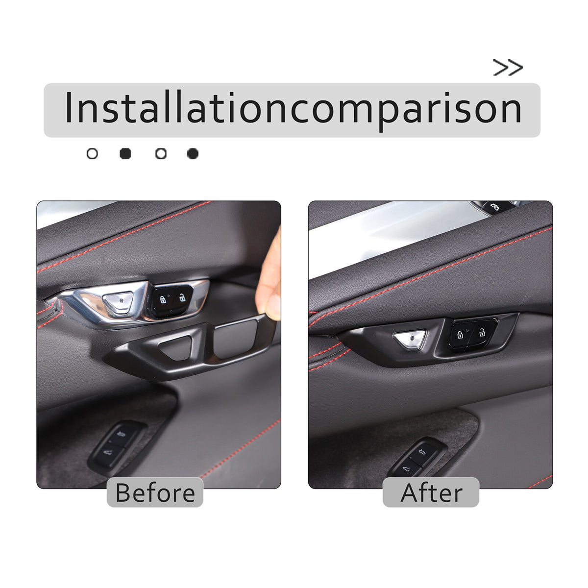Matte Black ABS Full Interior Set Cover Trim Kit For Corvette C8 2020-25 - Styles 6-10 31