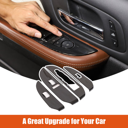 ABS Carbon Fiber Interior Decor Trim Cover For Cadillac Escalade 2007-14 15