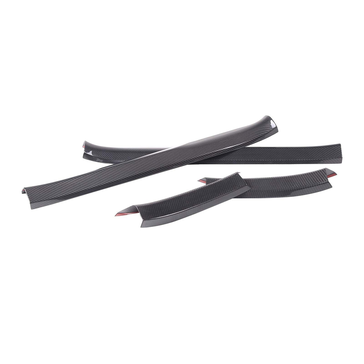 Real Carbon Fiber Interior Door Sill Trim Cover For Corvette C8 Z51 2020-2026 12