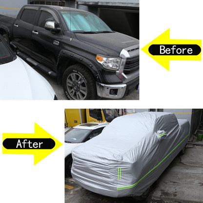 Full Car Cover Outdoor Waterproof Sun Heat Resistant For Toyota Tundra 2007-2021 9