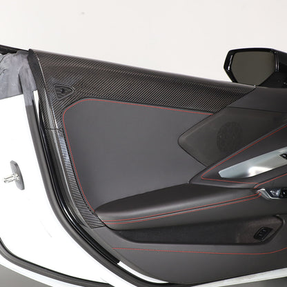 Real Dry Carbon Fiber Full Interior Center Set Trim Kit For Corvette C8 20-25 US - Styles 51-55 42