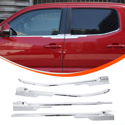 Silver Exterior Window Bottom Sill Trim Strip For Toyota Tacoma 2015-2022 2