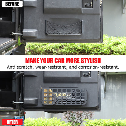 Tailgate Molle Panel Storage Basket For Land Rover Defender L316 2004-2018 28