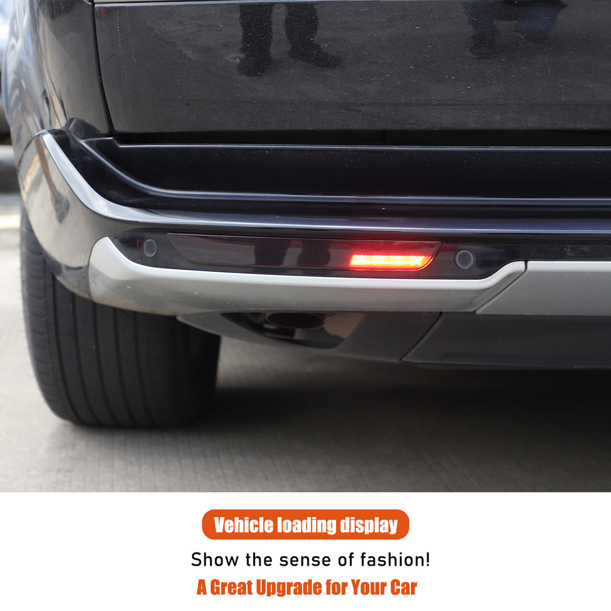 Smoked Rear Fog Tail Light Lamp Cover Trim For Range Rover Vogue L460 2023+ 9