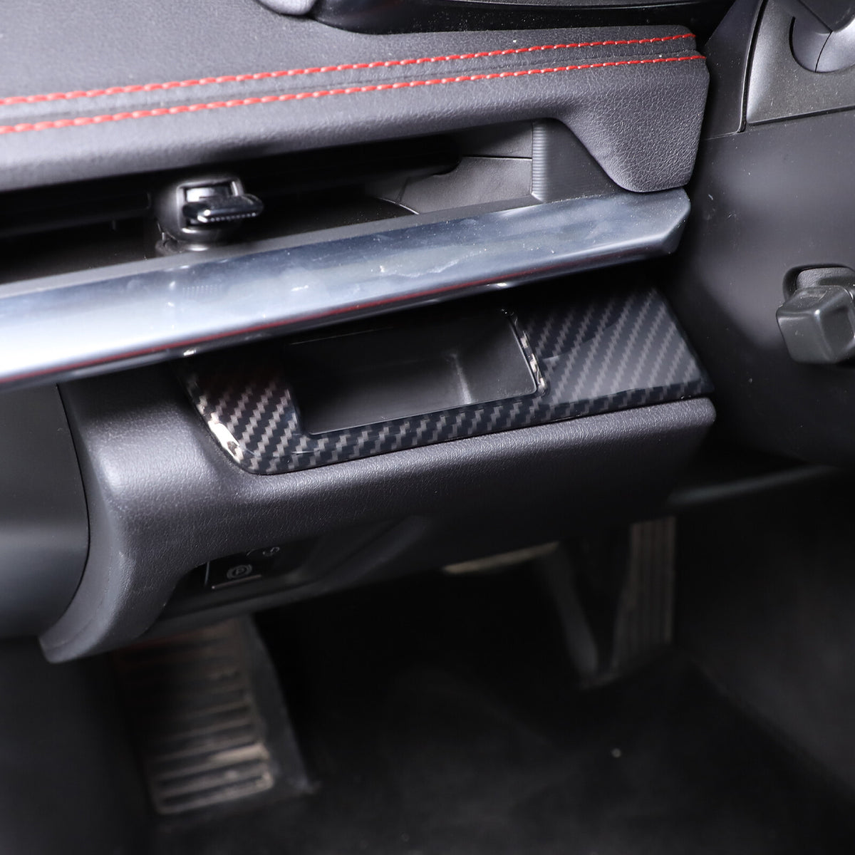 Carbon Fiber ABS Interior Full Decor Cover Trim Kit For Corvette C8 2020-2025 - Styles 6-10 50