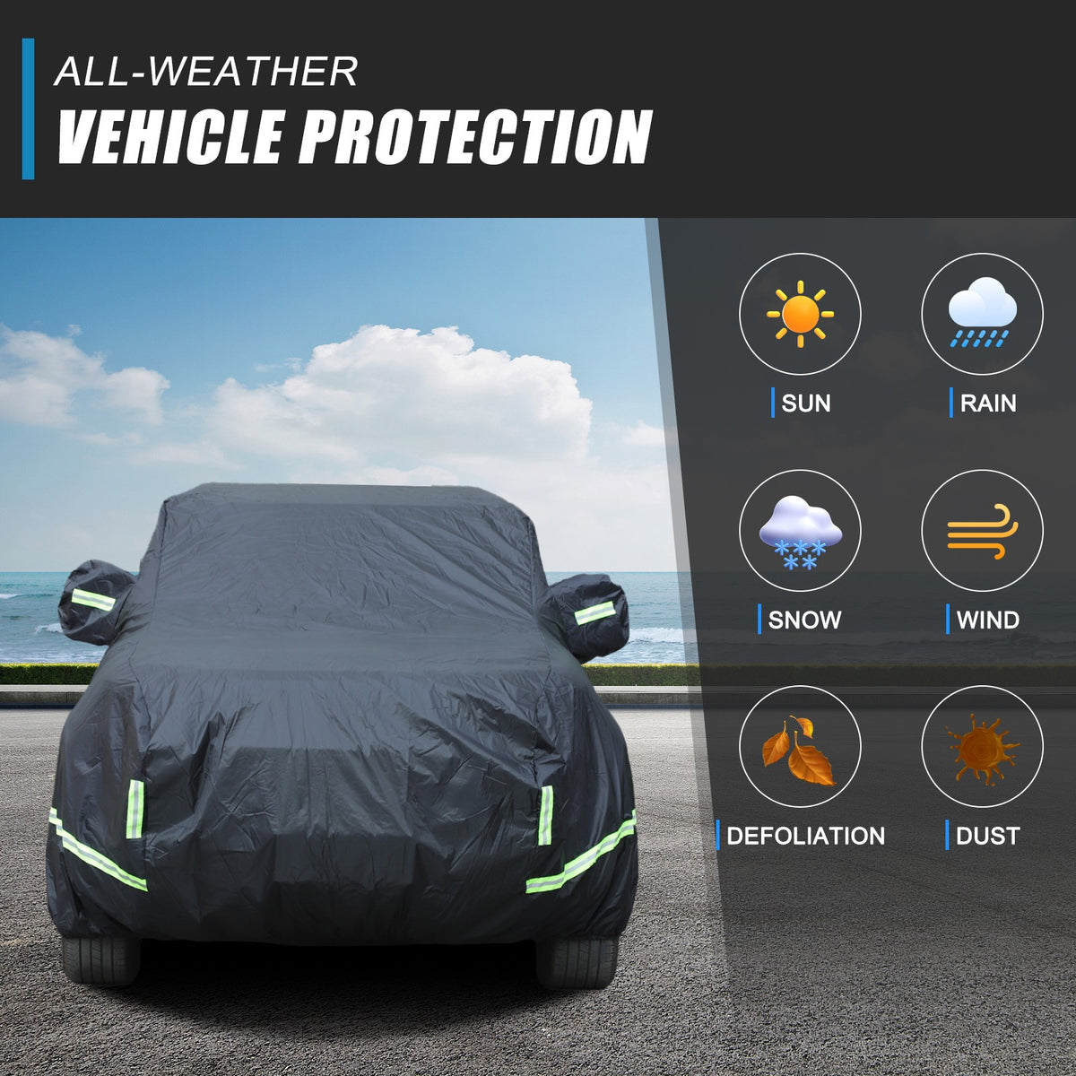 Car Protection Cover Waterproof Sun UV Resistant For LR Defender L663 110 2020+ 17