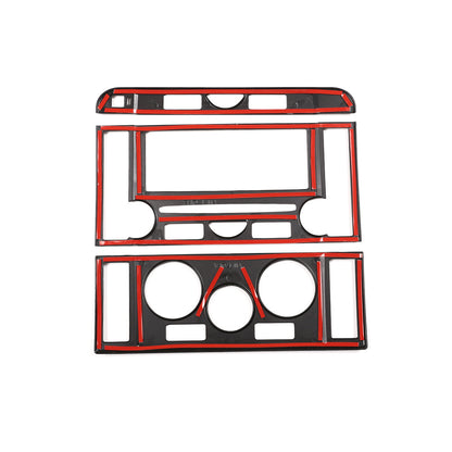 Black ABS Central Control Console Mode Trim For Land Rover Discovery3 04-09 10