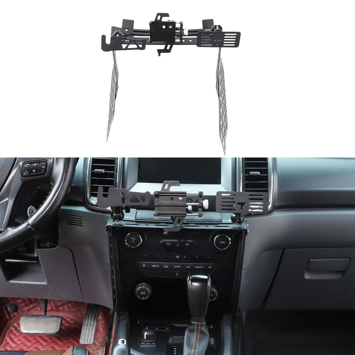 Off-Road Center Gear Shift Extension Platform For Ford Ranger T7 2015-2022 3