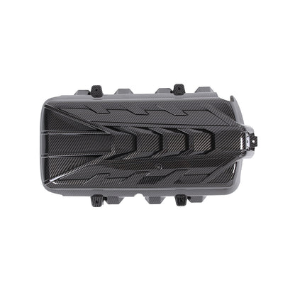 ABS Carbon Fiber Engine hood panel Trim Cover For Corvette C8 2020-2026 5