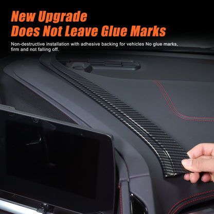 ABS Carbon Fiber Navigation Screen Rear Trim Cover For Corvette C8 2020-2025 US 18