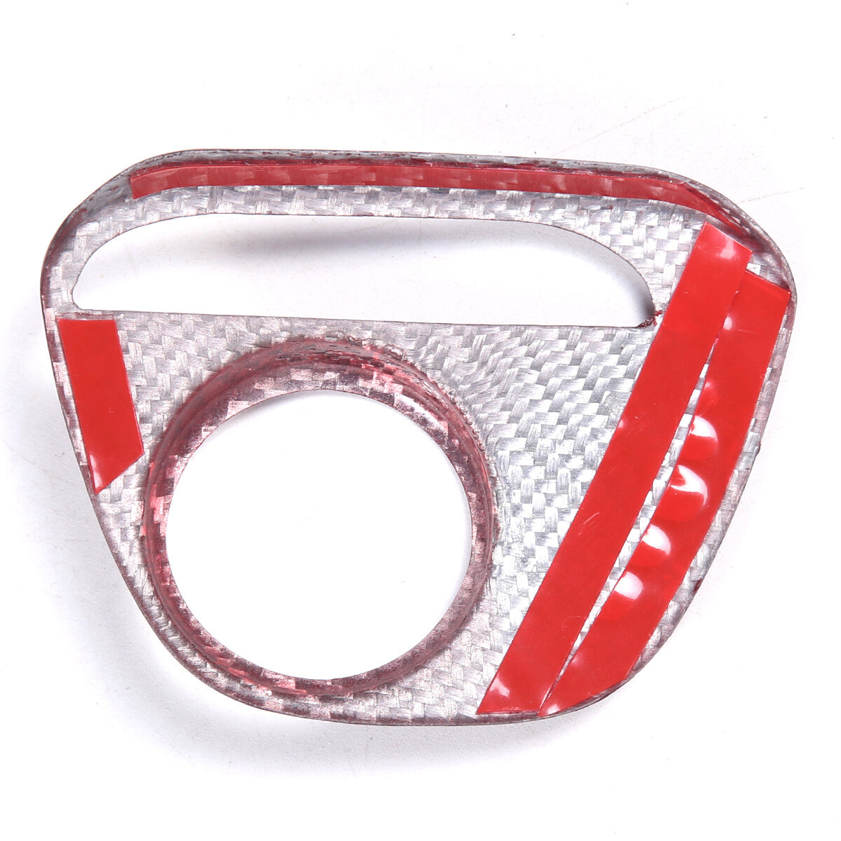 Red Real Carbon Fiber Center Interior Set Cover Trim Kit For Ferrari 458 2011-16 24