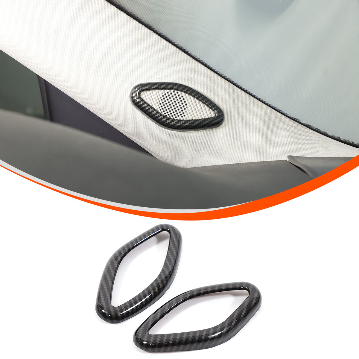 ABS Carbon Fiber Interior Decor Trim Cover For Cadillac Escalade 2007-14 30