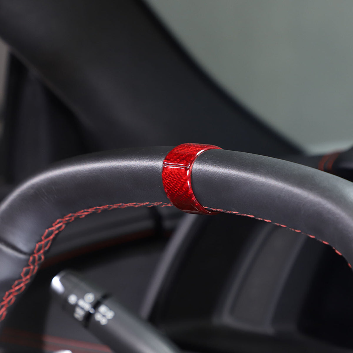 Red Real Carbon Fiber Full Interior Set Decor Trim Kit for Corvette C8 20-25 - Styles 36-40 27