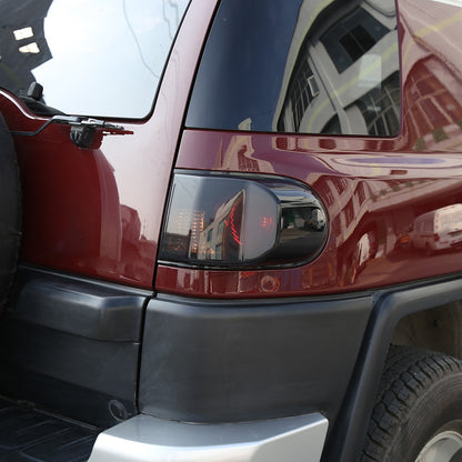 Smoked Black Tail Light Lamp Cover Guard Trim For Toyota FJ Cruiser 2007-21 2