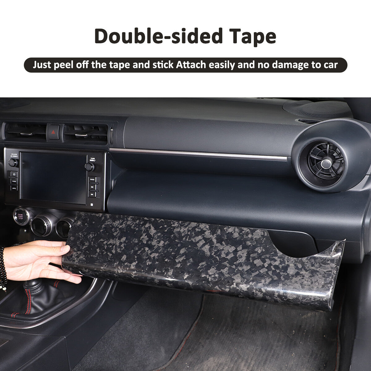 Forged Center Console Dashboard Panel Trim Cover For Toyota 86/Subaru BRZ 22-23 6