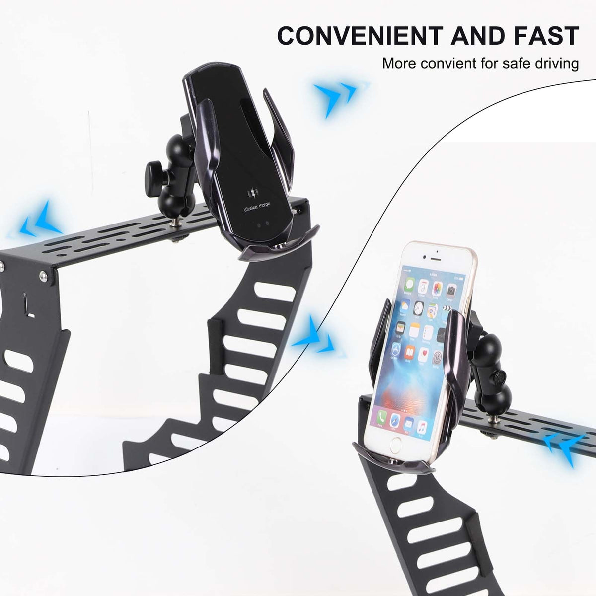 Wireless Center Molle Panel Digital Device Mount For Nissan Frontier D40 2009-17 23