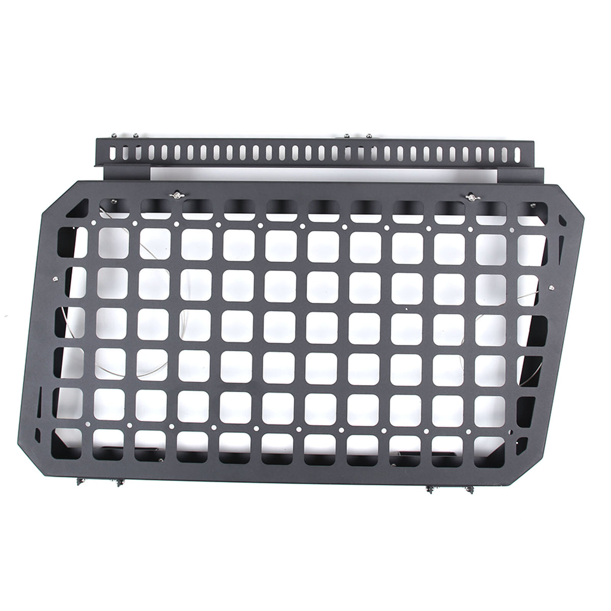 Alloy Rear Roof Climbing Ladder Rack Window Molle Panel For Hummer H2 2003-09 36