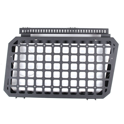 Alloy Rear Roof Climbing Ladder Rack Window Molle Panel For Hummer H2 2003-09 36