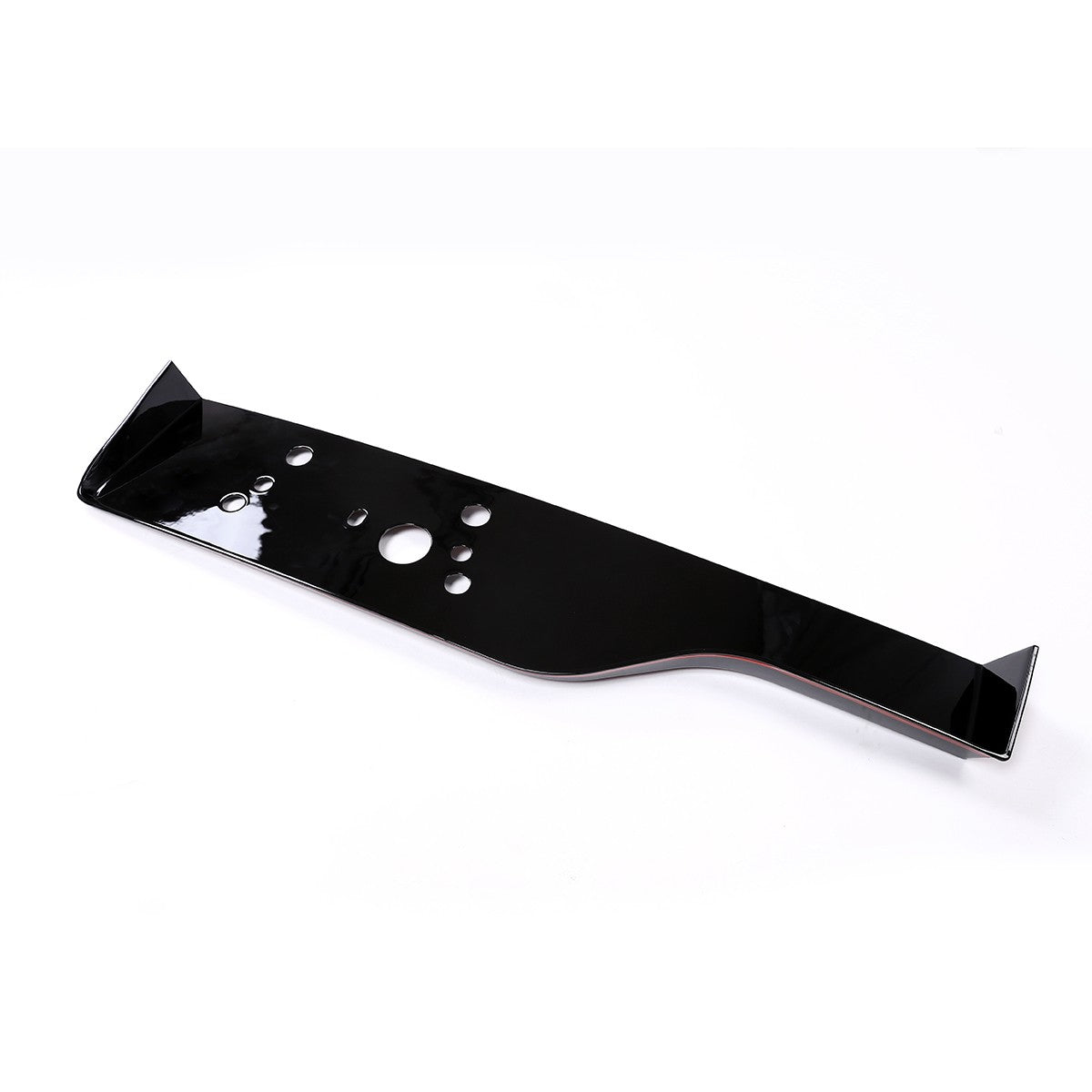 Glossy Piano Black Rear License Plate Base Trim For LR5 Discovery 5 L462 17+ US 13