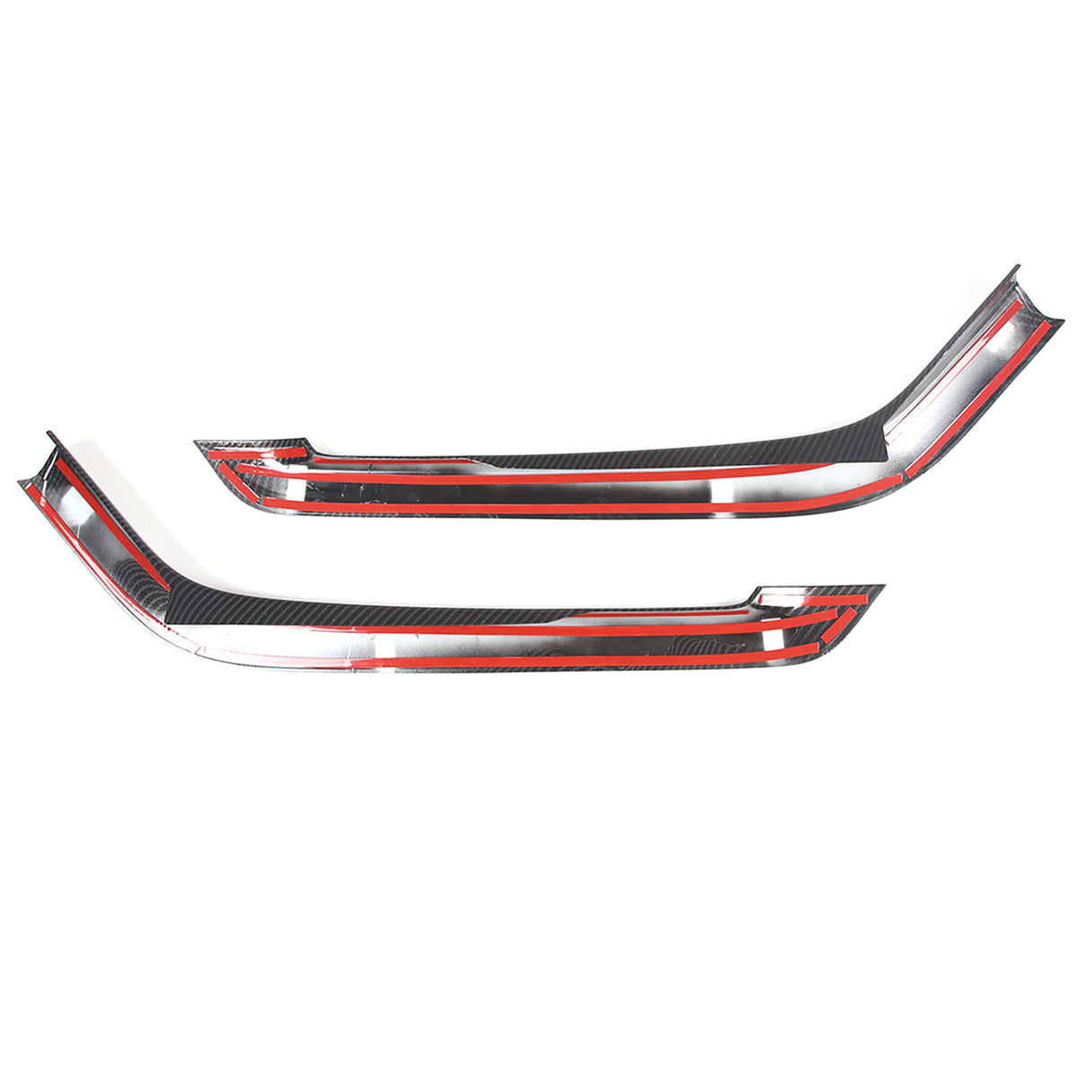 Carbon Fiber ABS Console Side Trim Strip For LR Range Rover Sport L494 18-22 13