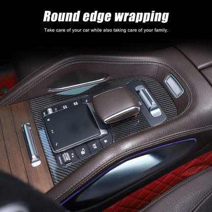 Real Carbon Fiber Gear Shift Panel Trim Cover For Benz GLE V167/GLS X167 2020+ 16