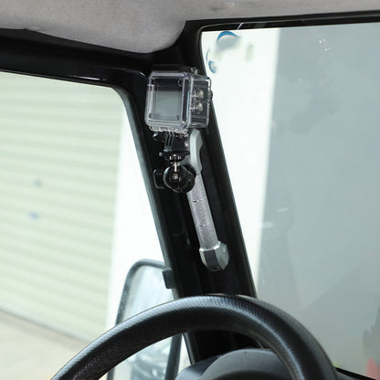 Silver Aluminum A-Pillar Handle W Cam Mount For LR Defender L316 2004-2018 13