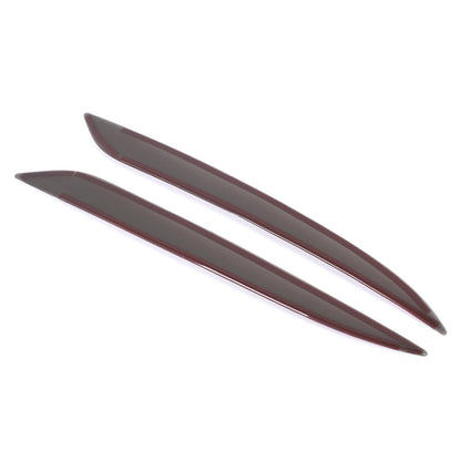 Smoked Black Rear Fog Tail Light Lamp Decor Cover Trim For Tesla Model S 2017+ 15