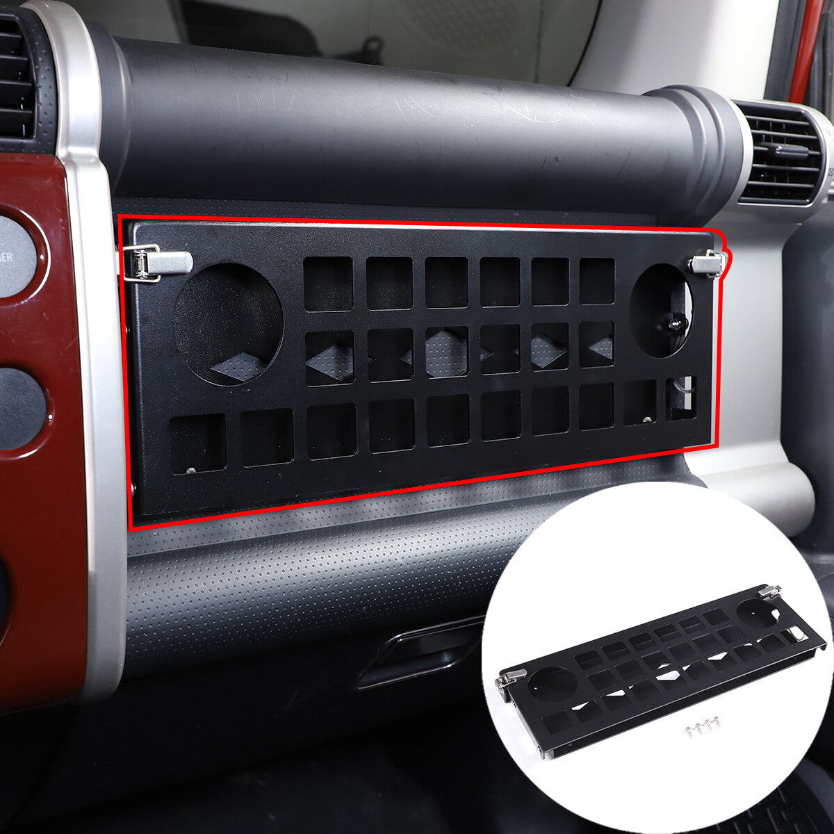 Alloy Co-Pilot Storage Bag Sundries Organizer For Toyota FJ Cruiser 07-21 US 9