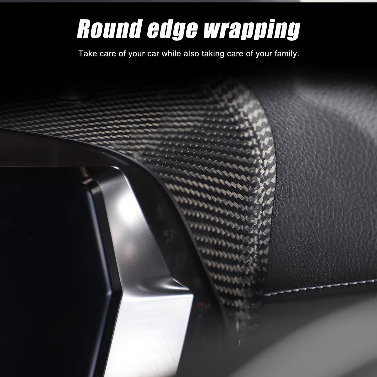 Real Carbon Fiber Dashboard Instrument Cover Trim For Toyota Supra A90 2019-22 18