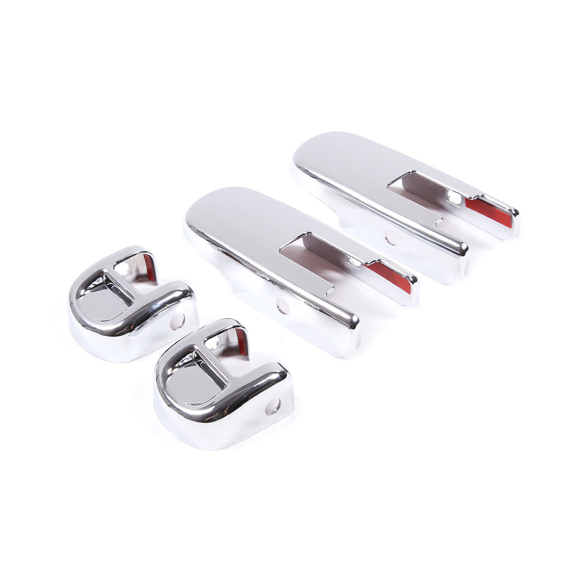 Silver Chrome Exterior Door Handle Mirror Hood Vent Trim Kit For Hummer H2 03-09 76