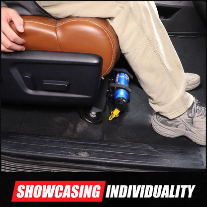 Black Aluminum Passenger Seat Fire Extinguisher Bracket For Toyota Tundra 07-21 1