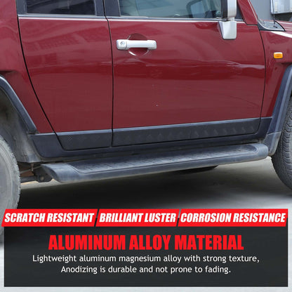 Black Alloy Car Body Door Side Molding Trim For Toyota FJ Cruiser 2007-21 6