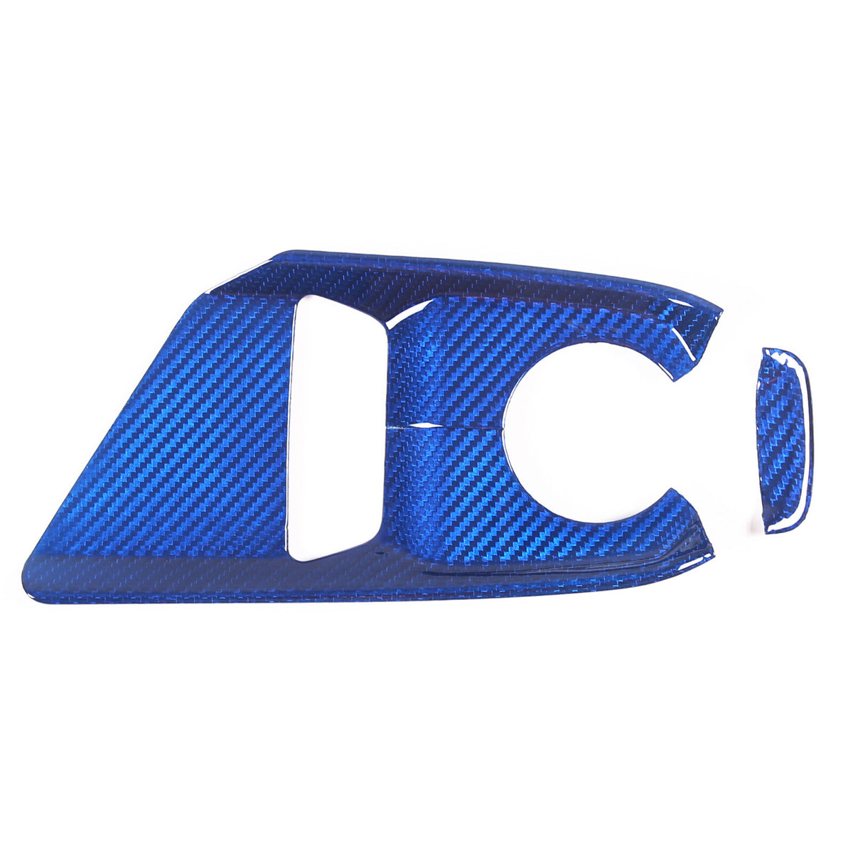 Blue Real Carbon Fiber Full Interior Set Decor Trim Kit for Corvette C8 20-25 - Variants 6-10 22