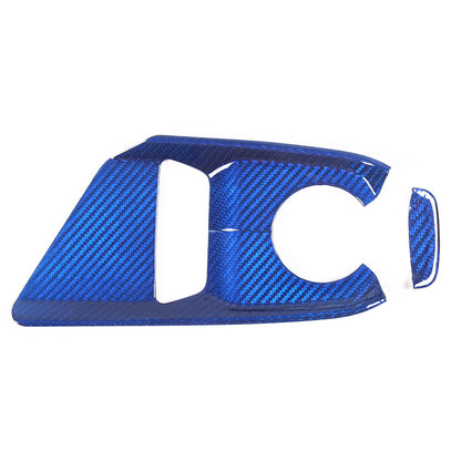 Blue Real Carbon Fiber Full Interior Set Decor Trim Kit for Corvette C8 20-25 - Variants 6-10 22