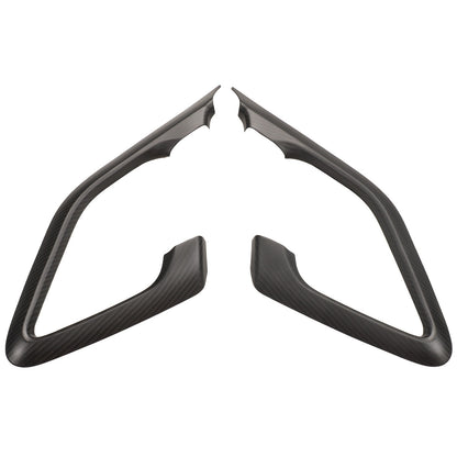 Matte Real Carbon Fiber Inner Door Handle Trim For Nissan GTR R35 2008‑2016 5