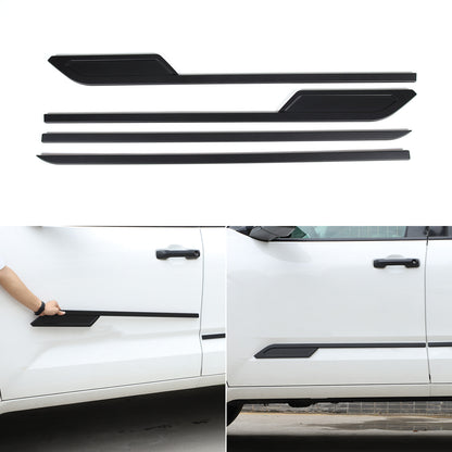 Matte Black Door Side Body Molding Cover Trim For 2022-2025 Toyota Tundra US 17